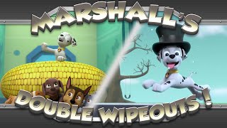 Marshalls Double Wipeouts Season 8 - Runaway Rooster And Snowbound Cow