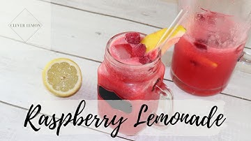 How to make Raspberry Lemonade | Quick and Easy Lemonade