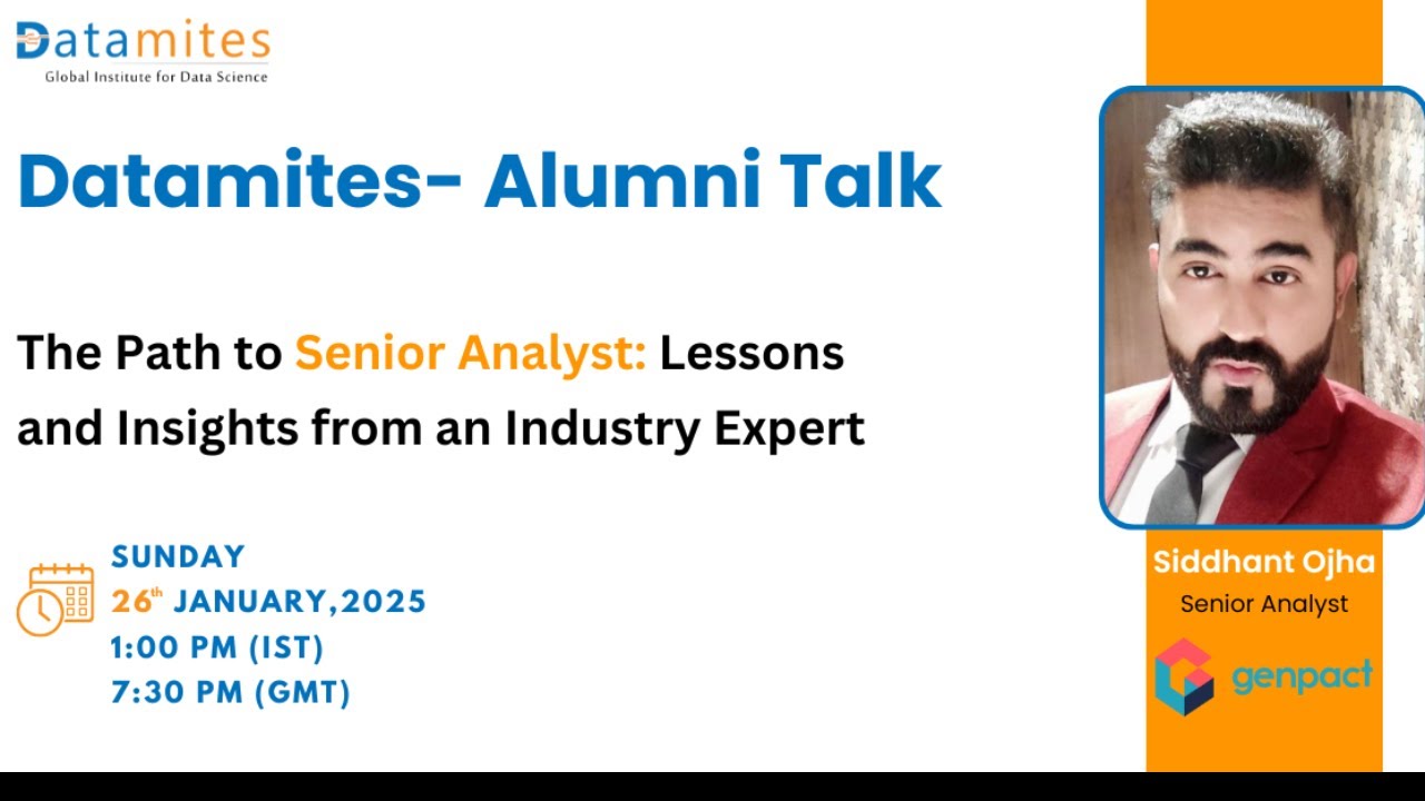 The Path to Senior Analyst: Lessons and Insights from an Industry Expert