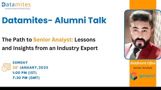 The Path to Senior Analyst: Lessons and Insights from an Industry Expert