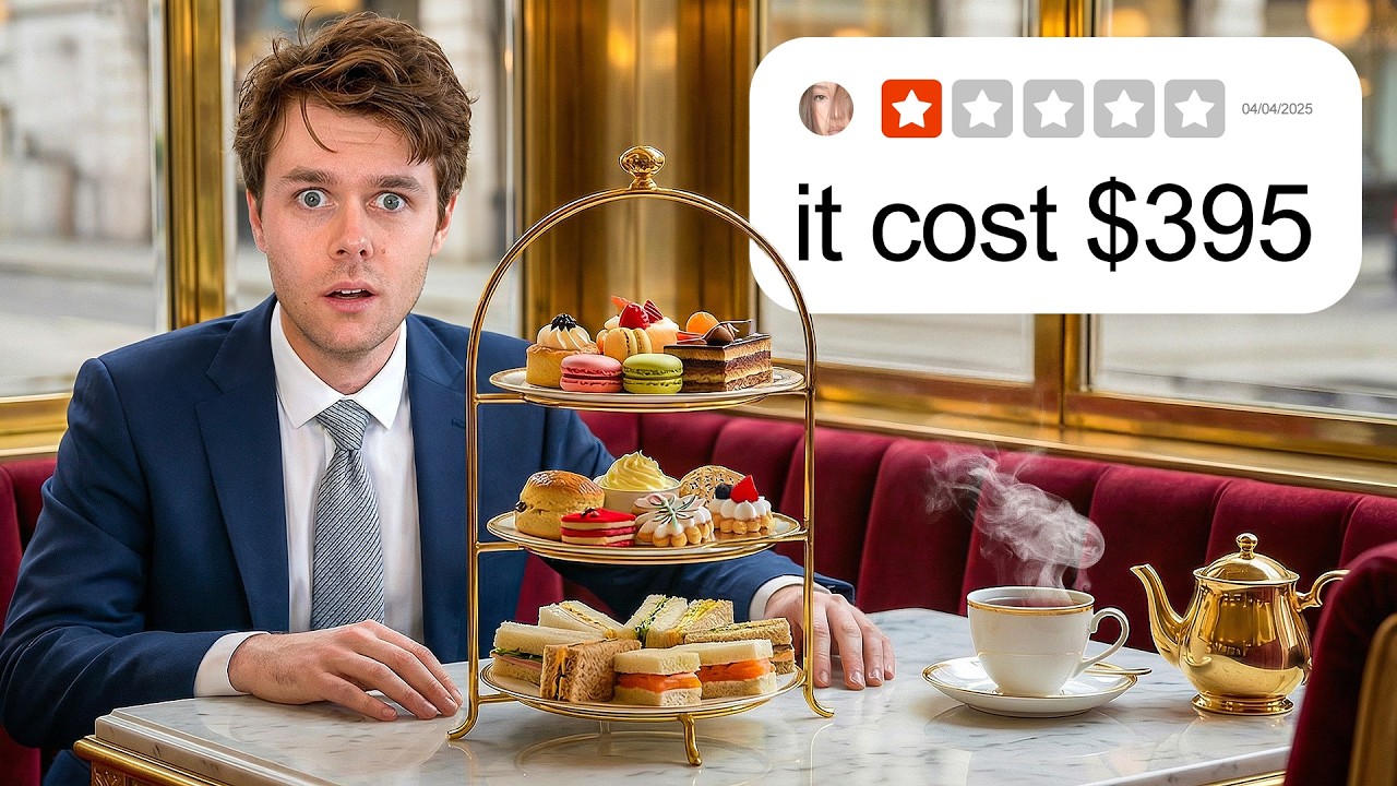 Послеобеденный чай за 19 долларов против послеобеденного чая за 395 долларов.