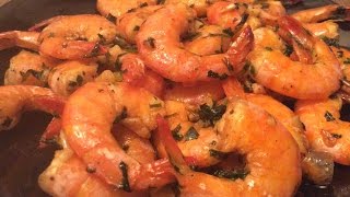 Crevettes sautées à l'ail | كروفات سوتيه بالثوم | How To cook Fried Shrimps
