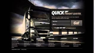 Transportation Website Template