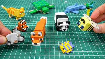 I Made Cute Mobs from Minecraft in Polymer Clay!