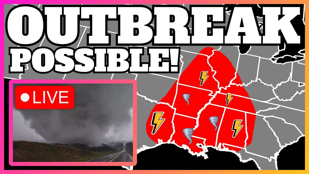 🔴BREAKING: Severe Weather OUTBREAK Possible Next Week! Tornadoes, Hail ...