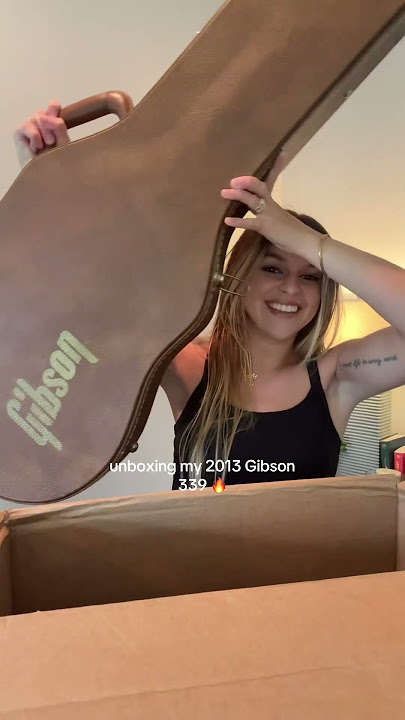 it’s better than I imagined #gibson #guitar #339 #music #unboxing #shelly #foryou @gibson
