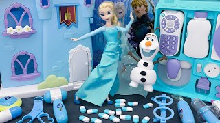 ULTIMATE Elsa Frozen Doctor World & Ice Medical❄️Satisfying Unboxing | Disney Frozen screenshot 1