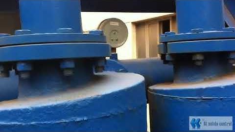 HL solids control desander working site