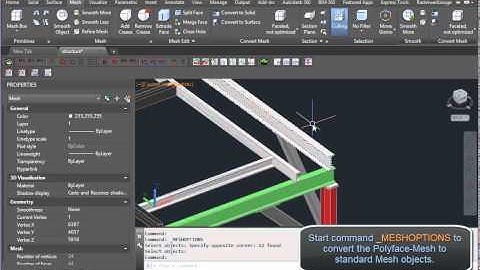 ACADsupp convert Polyface Mesh to 3D-Solid