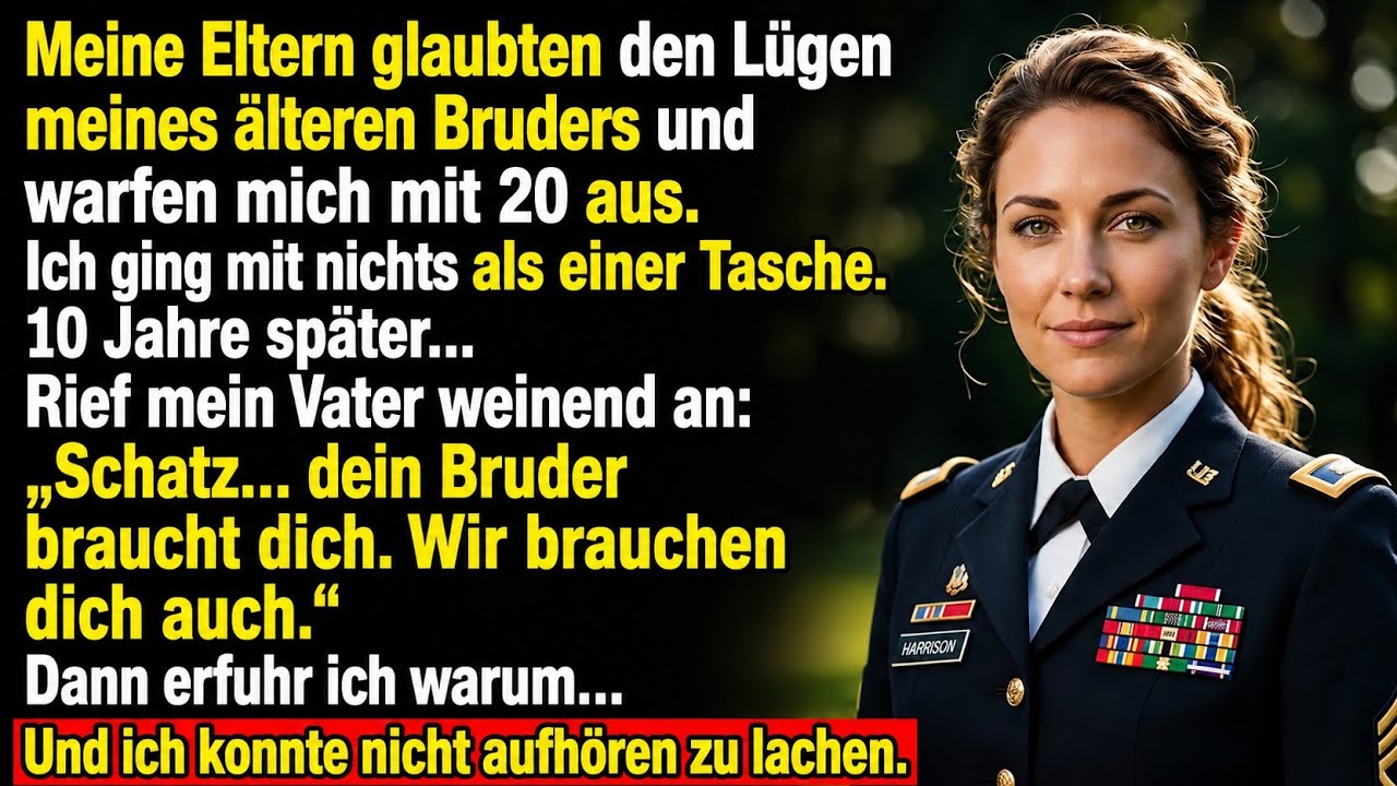 Meine Eltern glaubten den Lügen meines Bruders und warfen mich mit 20 raus – 10 Jahre später weinten