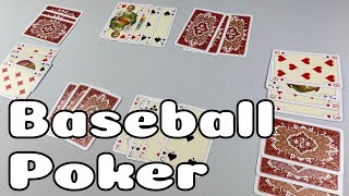 How to Play Baseball Poker | a poker card game with wild cards | Skip Solo screenshot 2