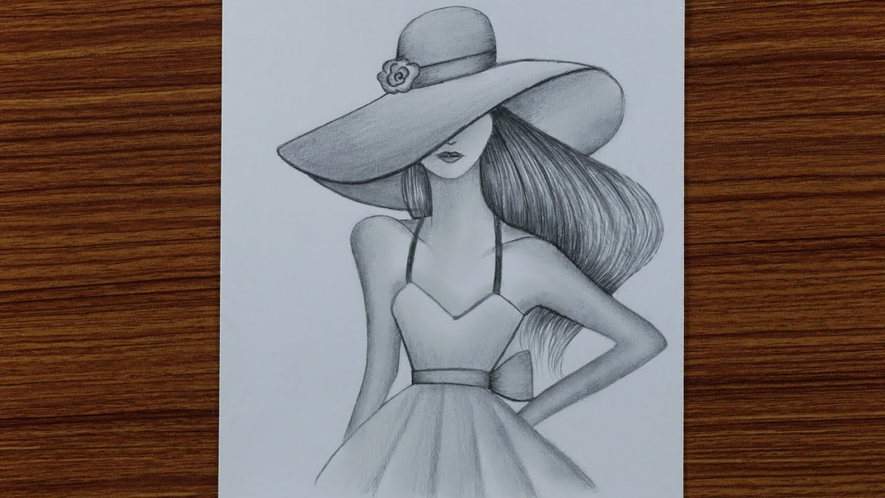 Premium Vector | Hand drawn elegant vintage ladies set sketch women hats  retro fashion vector illustration