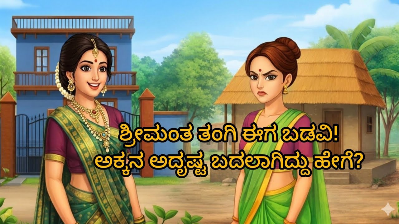 ಅಕ್ಕನ ಮನೆಯಲ್ಲೇ ತಂಗಿ ಕೆಲಸದಾಳು! ಈ ಬದಲಾವಣೆಗೆ ಕಾರಣವೇನು?. Mooru lokadha kathegalu 