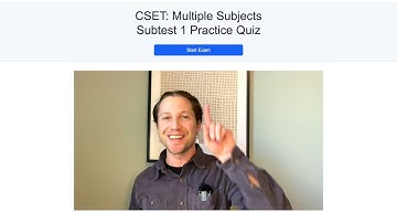 CSET Multiple Subjects Subtest 1 Practice Quiz