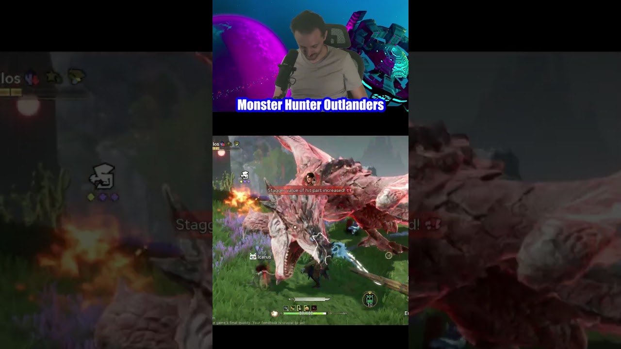 Rathalos hunt w/ Longsword! | Monster Hunter Outlanders | Closed Beta Test | Google Pixel 8 Pro #ad
