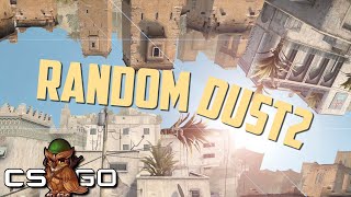 Competitive Dust2 but the Spawns & Bombsites are Random