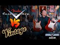 Music junction fender custom shop vs vintage stratocaster