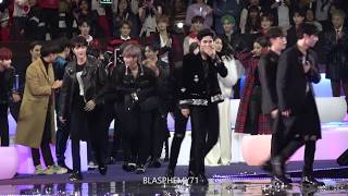 171201 MAMA NCT WANNA ONE reaction to best male group award