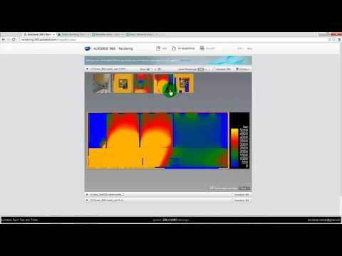 Autodesk Revit DA - Daylight simulation of Floor Plan Views (Illuminance/lux)