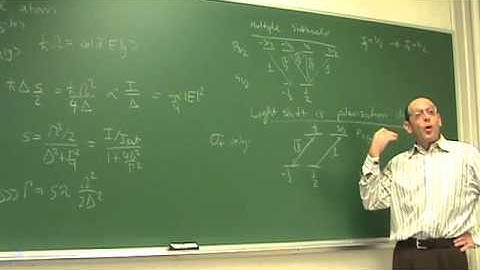 UNM Phys 531 2011   Lec29   Polarization Gradient Cooling and the Sisyphus effect