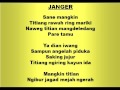 JANGER - Lagu dan Tari Nusantara - Lagu Anak