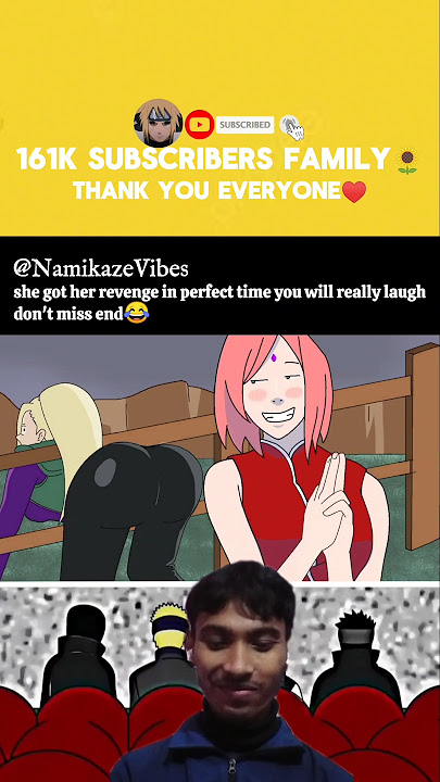 Naruto squad reaction on ino😂 #naruto #shorts