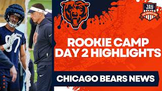🔥Bears Rookie Mini Camp Day 2 HIGHLIGHTS: BIG Cam Jordan HINT from Allen + Offense IMPRESSES