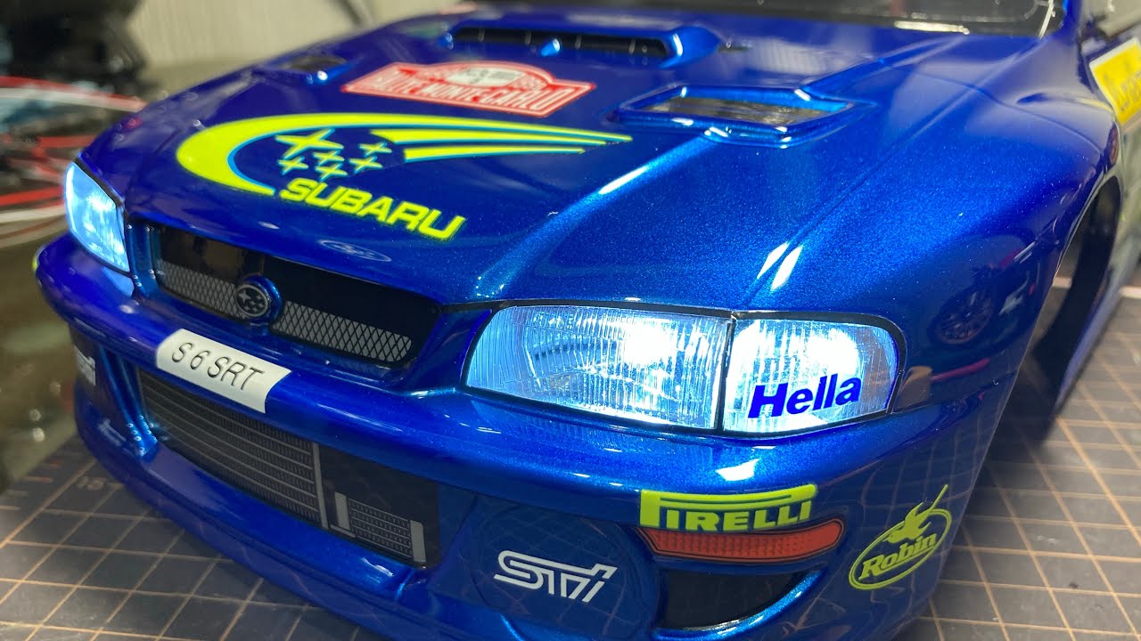 リアルに作ろう ヘッドライト編 タミヤ ラジコン インプレッサwrc 99 Tamiya Subaru Impreza Rc Car Lighting Youtube