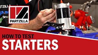 How to Test a Starter | Starter Test with Battery | How to Test the Starter on a Motorcycle
