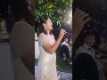 Miriam sings goodness of god at our inaanaks wedding  ang galing