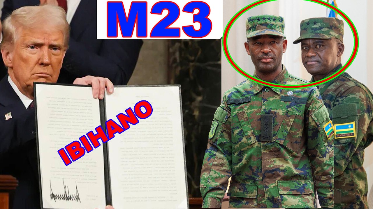 AMERIKA IFATIYE IBIHANO URWANDA🚨INGABO Z'URWANDA N'ABAYOBOZI BAKURU BAZO BOSE BAFATIWE IBIHANO!