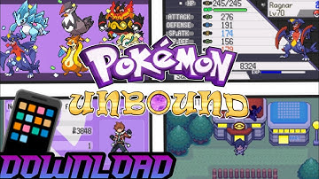 How to PATCH & PLAY Pokemon Unbound V2.1.1.1 GBA with Download Links on Androi...