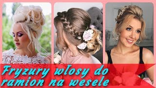 Fryzury Na Wesele Włosy Do Ramion