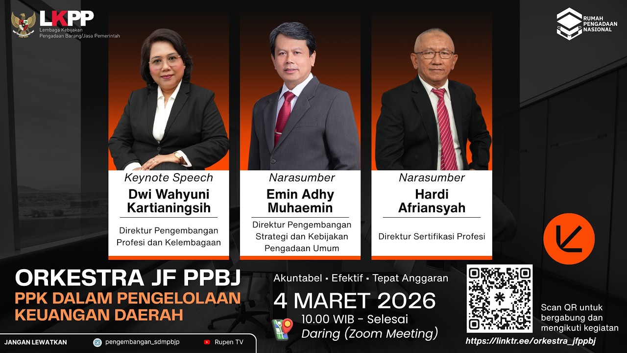 ORKESTRA JF PPBJ - PPK dalam Pengelolaan Keuangan Daerah