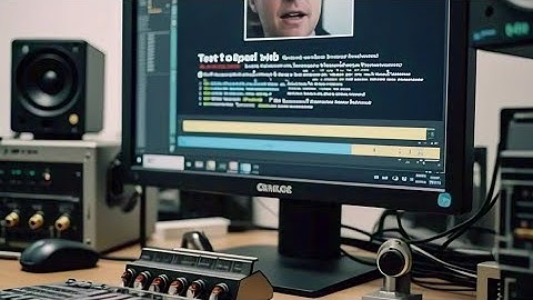 How to convert text to audio in audio lab for blind don