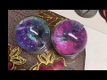 DIY epoxy resin/ Шар с магией космоса из эпоксидной смолы