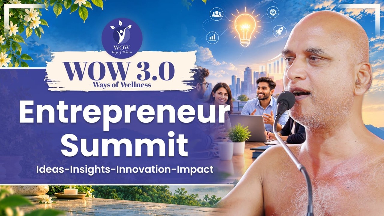 Entrepreneur Summit | Ideas-Insights-Innovation-Impact | Wow-3.0 Ways Of Wellness | 10 Oct 2026