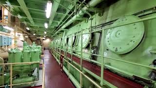 Container Ship Vlog#49 (Complete Engine Room Tour at Sea)