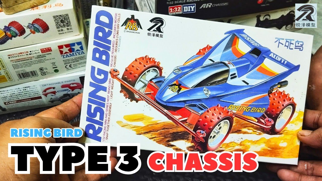 KIT CLASSIK NIH !! RISING BIRD - TYPE 3 CHASSIS - RZ MODEL (RUIZE