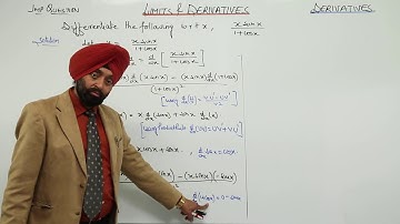 ICSE l CLASS 11 l MATH l DIFFERENTIATION l Important Question Product Rule & Quotient Rule l L42