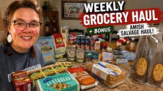 Weekly Grocery Haul + Amish Salvage Grocery Store Finds!