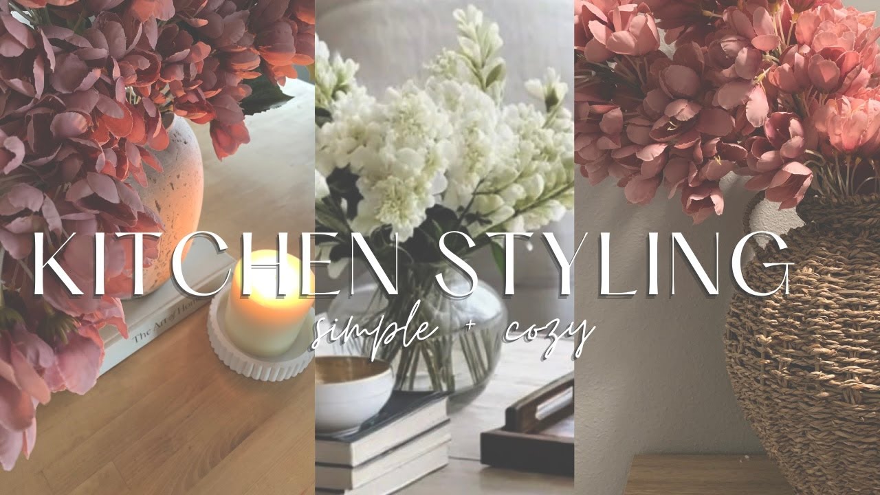 2025 SPRING DECORATE WITH ME + spring kitchen styling ideas - YouTube