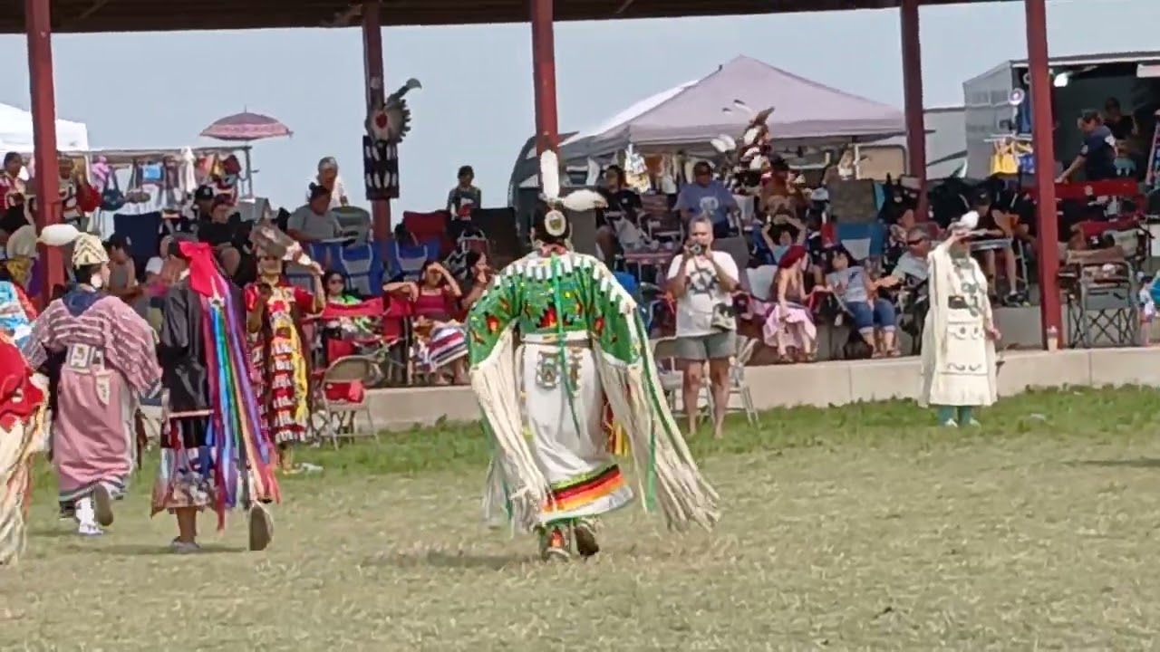 Jr Women's Traditional Double Beat @ Mandaree ND Powwow 2024