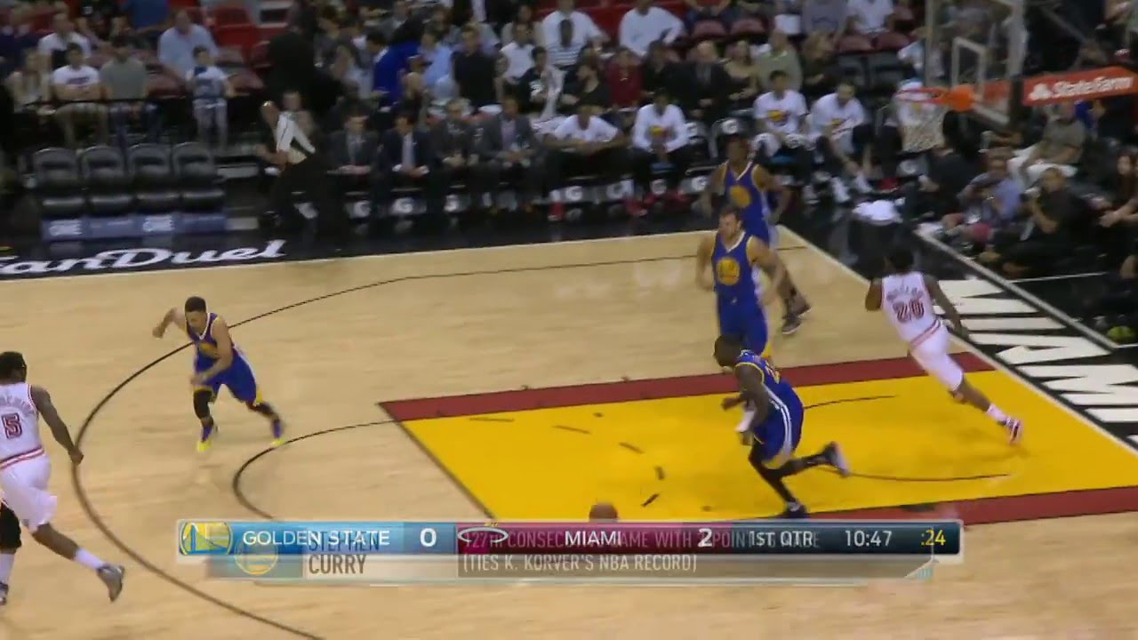 Golden State Warriors vs Miami Heat - February 24, 2016