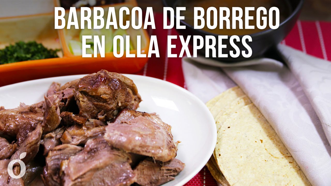 Barbacoa de Borrego en Olla Express - YouTube