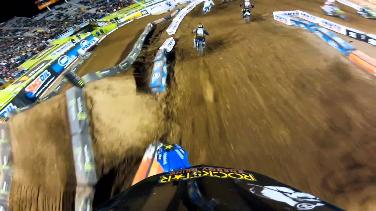 shapes paint GoPro HD: Weston Peick Main Event 2012 Monster Energy Supercross Salt Lake City