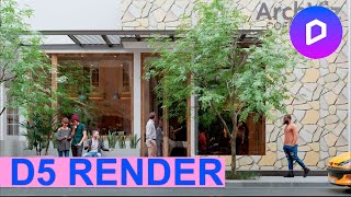 D5 Render | ArchViz Coffee Shop