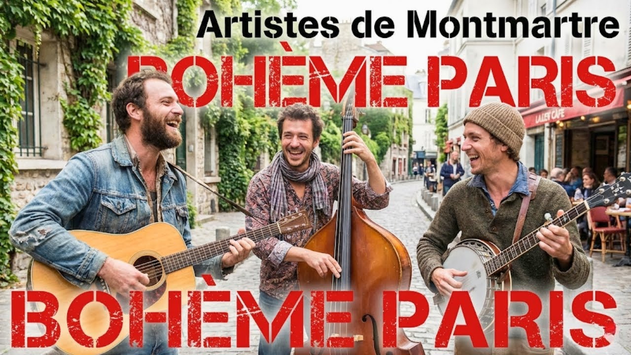 Artistes de Montmartre | Chanson Française Bohème Paris | Inspiré de Zaz, Sanseverino, Tryo