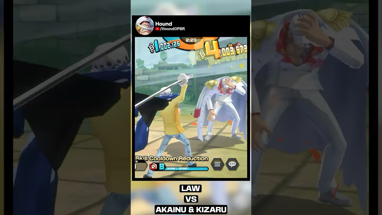 Law vs Akainu & Kizaru | One Piece Bounty Rush