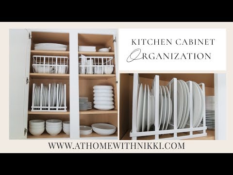 KITCHEN CABINET ORGANIZATION | Organize With Me